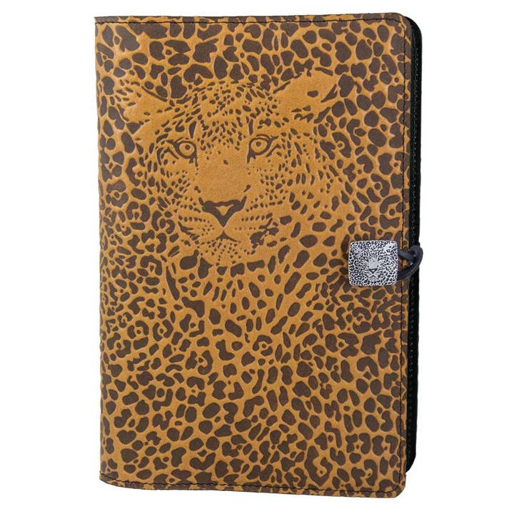 Large Notebook Cover, Leopard for wholesale by Oberon Design
