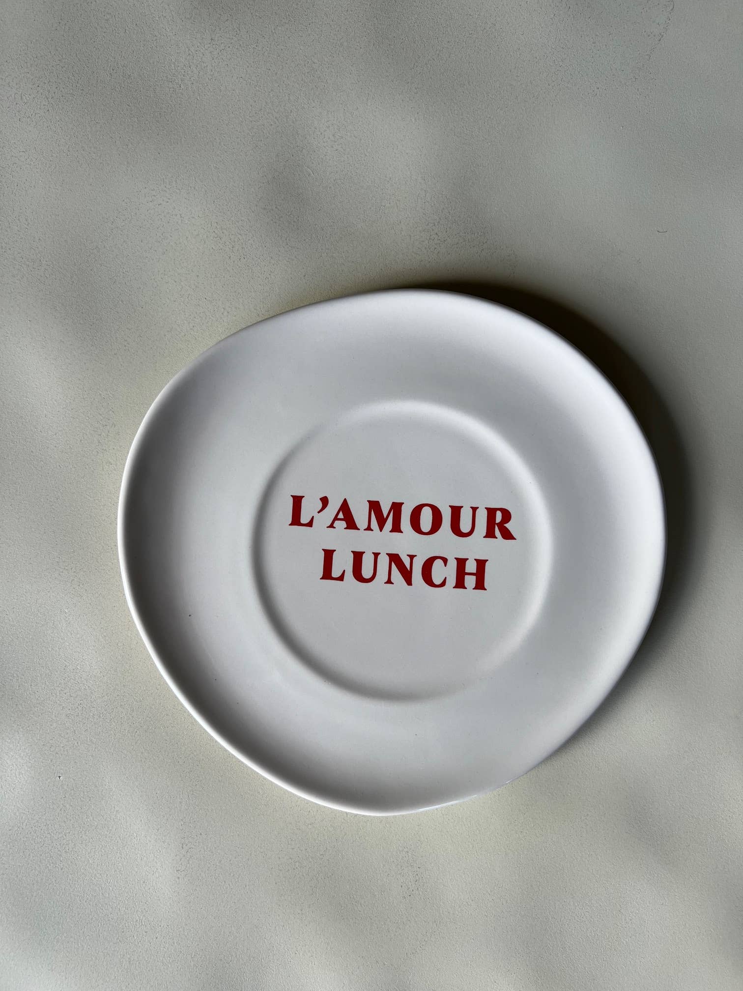 Sisi, house of style BV – wholesale Dinner plate – Sisi ceramic plate, L'amour lunch 1