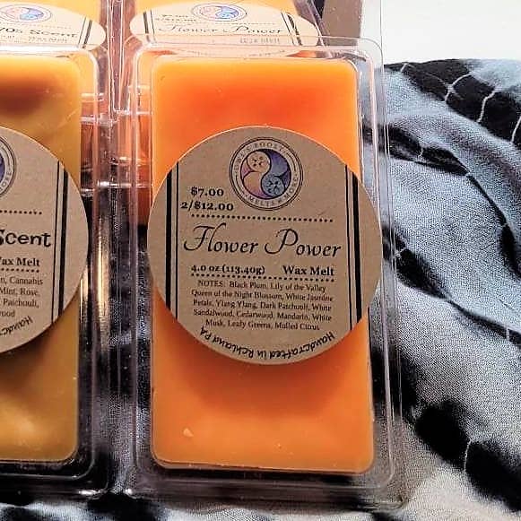 Flower Power for wholesale by Owls Roost Melts and More