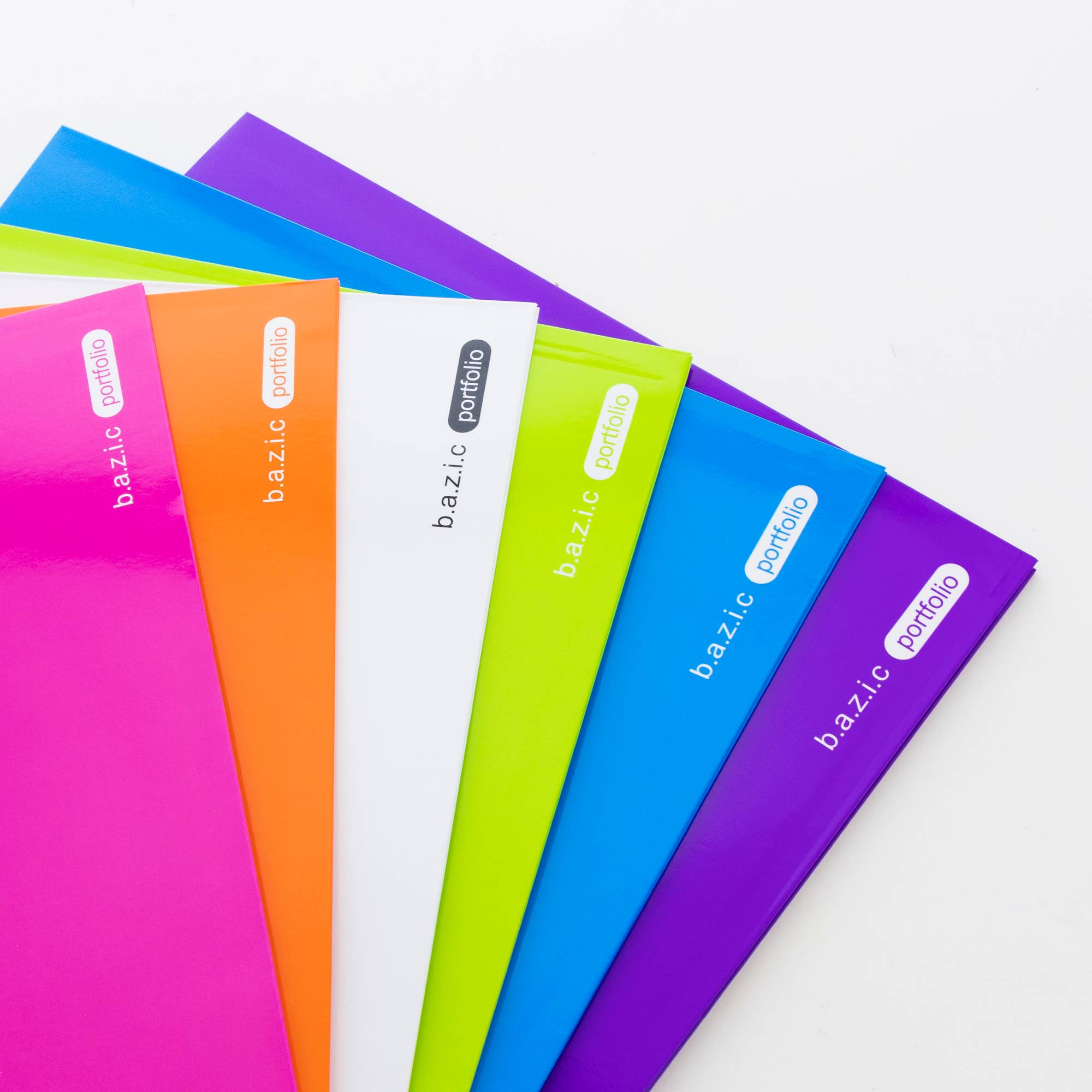 BAZIC Products - Wholesale Folders - 2-Pockets Portfolios - Laminated Bright Glossy Color1