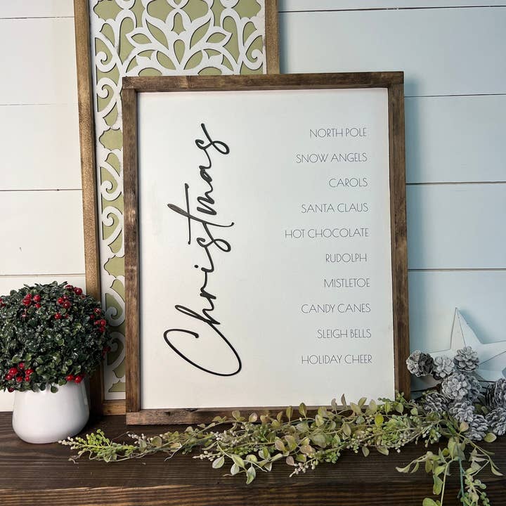 This Phrase of Life - Wholesale Christmas Wall Art - The best of Christmas wood sign, mantle decor