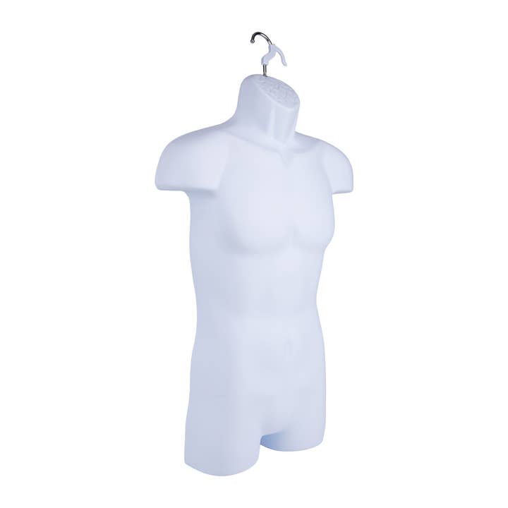 Store Supply Warehouse - Wholesale Mannequin - Male Molded Torso Form With Hook