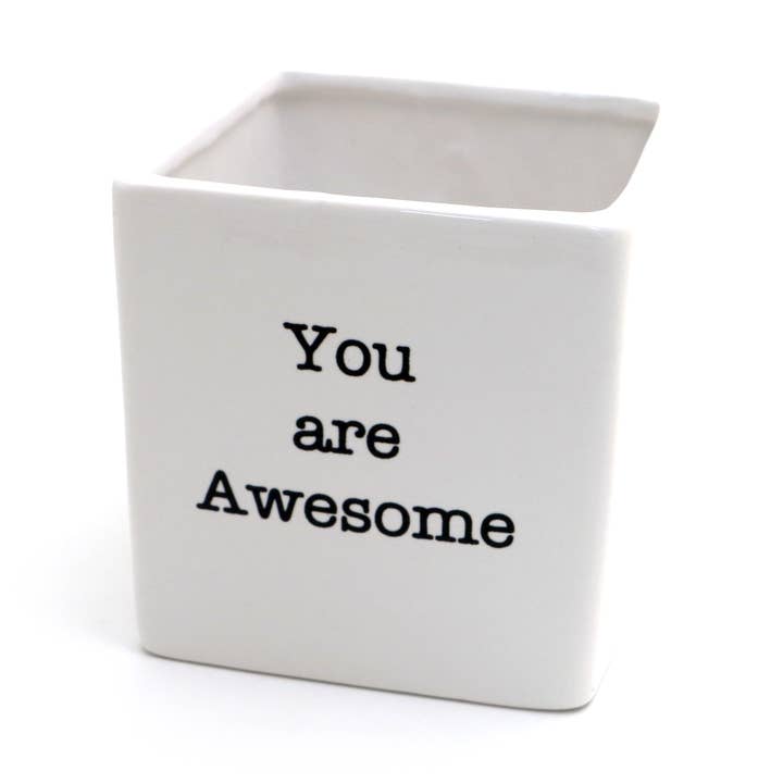 Du er Awesome, plantageejer, lysestage, blyant kop for engroshandel hos Lenny Mud