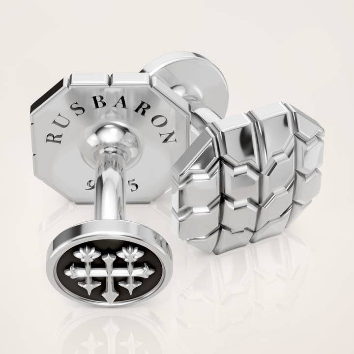 Valerian Cufflinks Type II - Sterling Silver for wholesale by RUSBARON