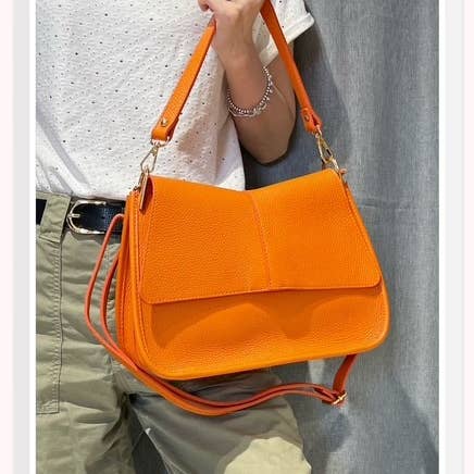 Z et Z - Wholesale Shoulder Bag - Women's - Grained leather shoulder bag C03772