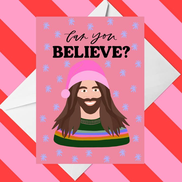 Queer Eye Card | Holiday Card | Fab Five | JVN | Christmas Card | LGBTQ | Stocking Stuffer | Greeting Card | Funny Card for wholesale by Facing the Sunshine Stationery + Design