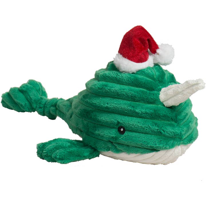 HuggleGroup - Vendita all'ingrosso Peluche - Cani - HuggleHounds® Noe Narwhal Knottie® invernale, peluche resistente4