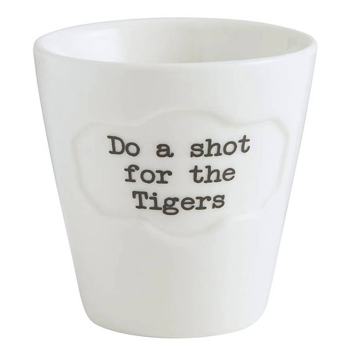 Tigers Shot Glass - Set of 12 for wholesale by 47th & Main (Creative Brands)