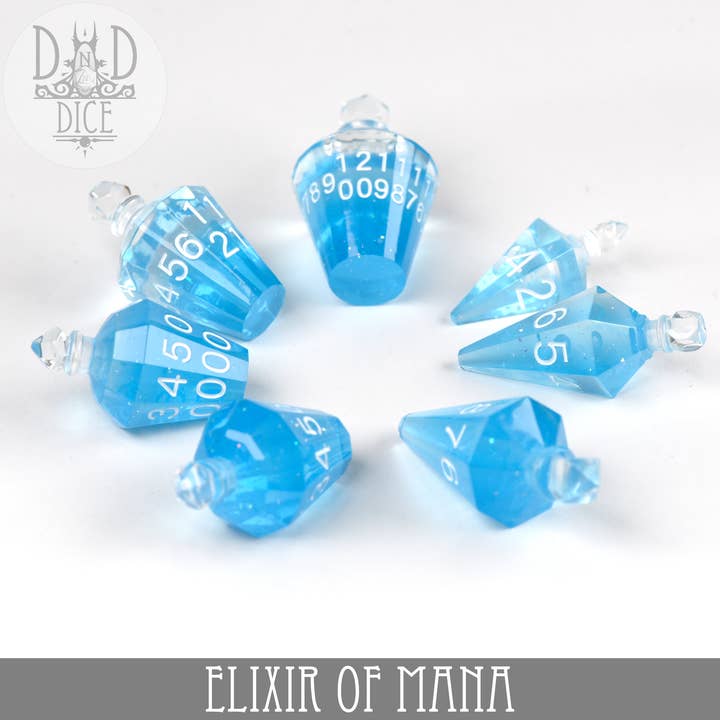 DNDDICE.COM - Wholesale Dice - Elixir of Mana (Handmade)1