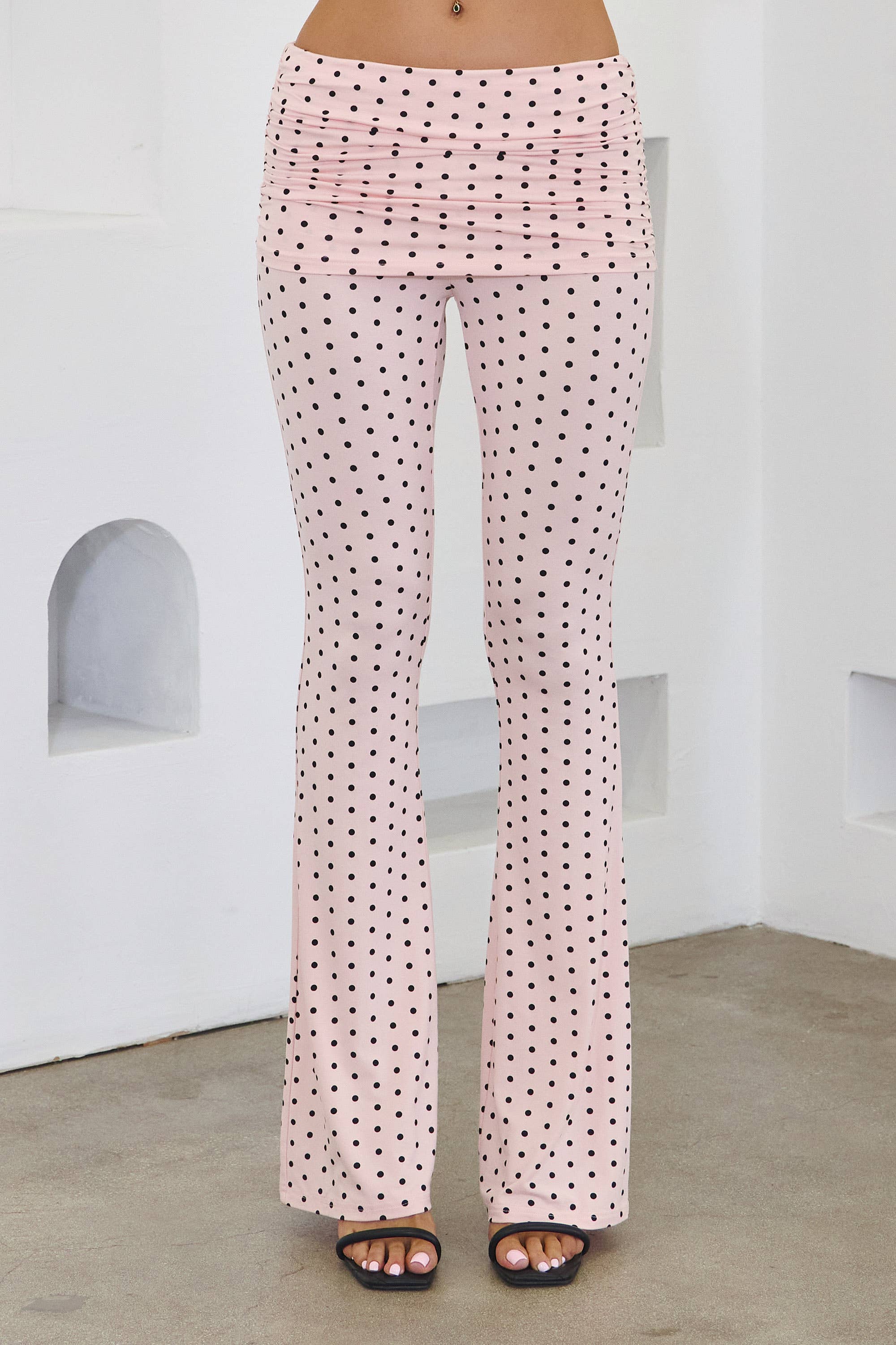 No Vacancy - Vente Ensemble haut et pantalon (PAS d'intérieur) - Femme - Ensemble haut à col halter et pantalon à pois15