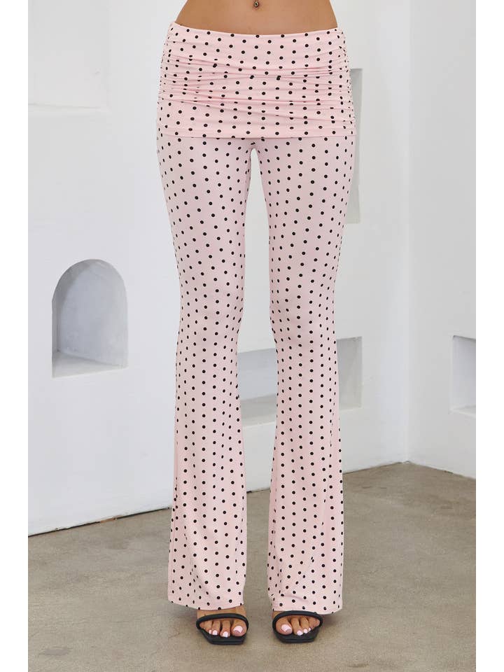 No Vacancy - Vente Ensemble haut et pantalon (PAS d'intérieur) - Femme - Ensemble haut à col halter et pantalon à pois15