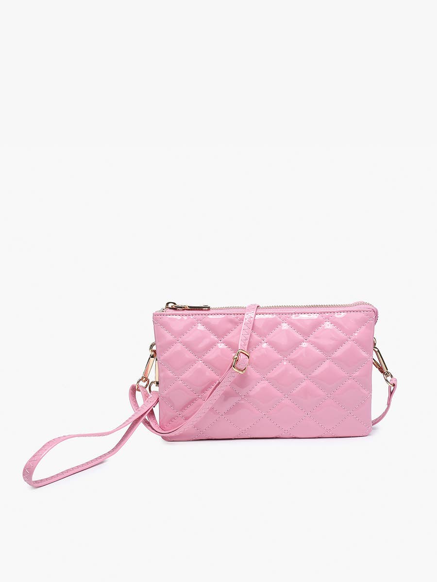 Jen & Co. - Vente Sac à bandoulière – femme - M013HG.QLT Riley Brillant Quilted Sac Bandoulière à 3 Compartiments0