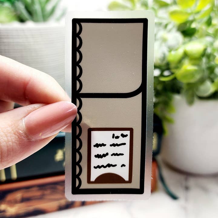 Arkiv Flip Top Box Clear Sticker, Arkivering Opbevaring for engroshandel hos The Dungeon Rose