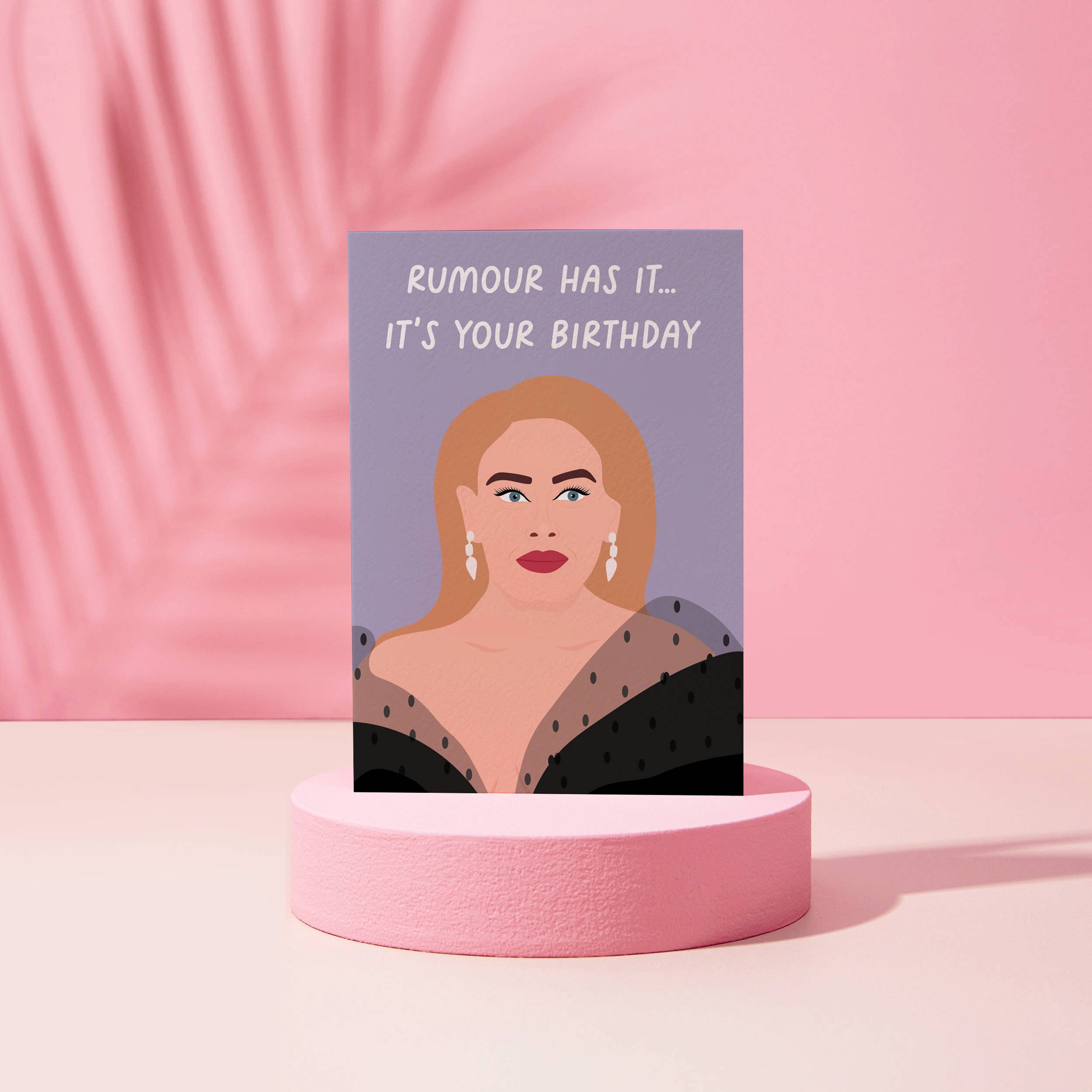 Rumble Cards – wholesale Birthday card – Adele Rumour Has It...It's Your Birthday - Celebrity Cards1