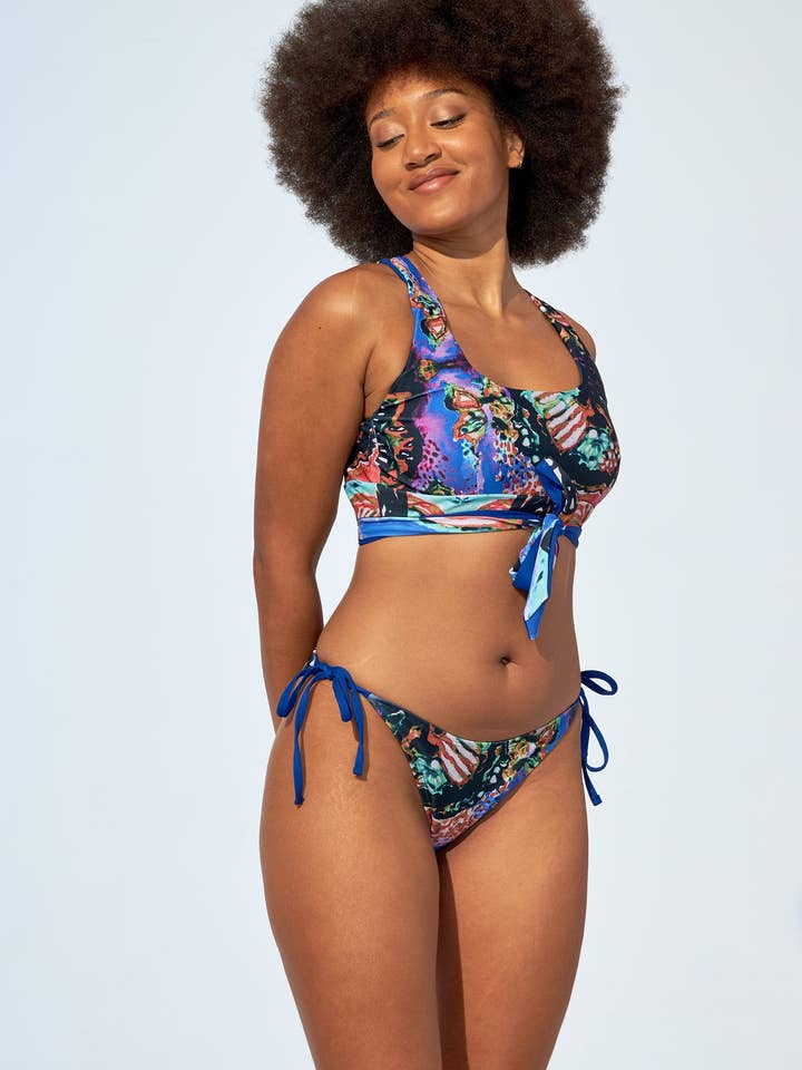 LEAH — Bikini bund i Oscar-print for engroshandel hos Selfish Swimwear