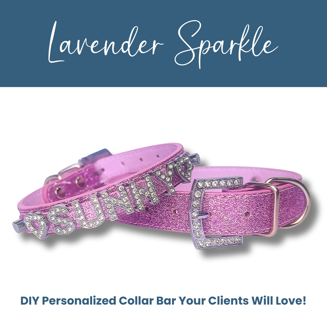 House of FurBaby - Wholesale Pet Collar - Cat/Dog - DIY Pet Collar Bar Kit: Silver Sparkle 280 Pieces $600 Value3