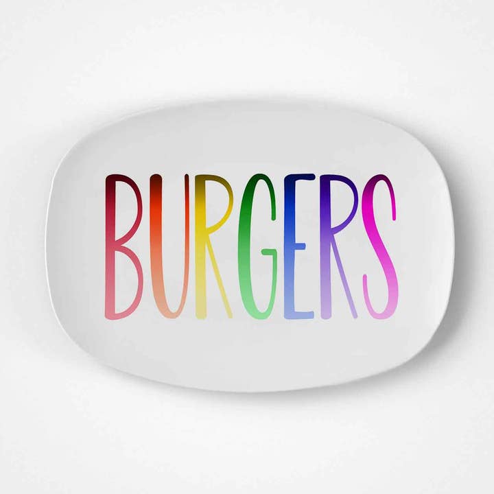 Burgers Platter for wholesale by serve it up designs