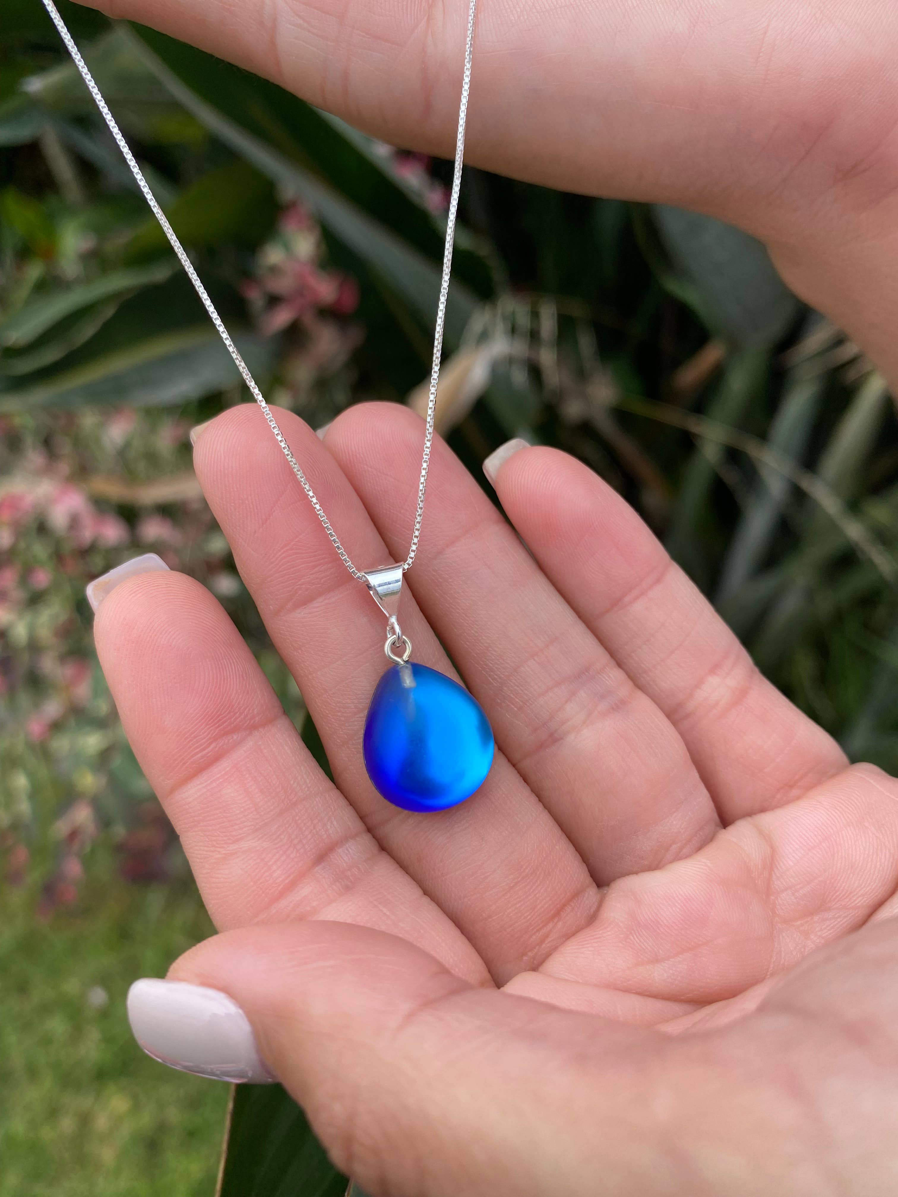 LeightWorks - Wholesale Pendant/Charm Necklace - X-Small Drop Pendant Sterling Silver CrystalJewelry Necklace16