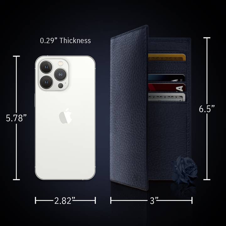 Access Denied Accessories - Wholesale Wallet - Unisex - Genuine Leather Checkbook Cover For Women &Men RFID Blocking33