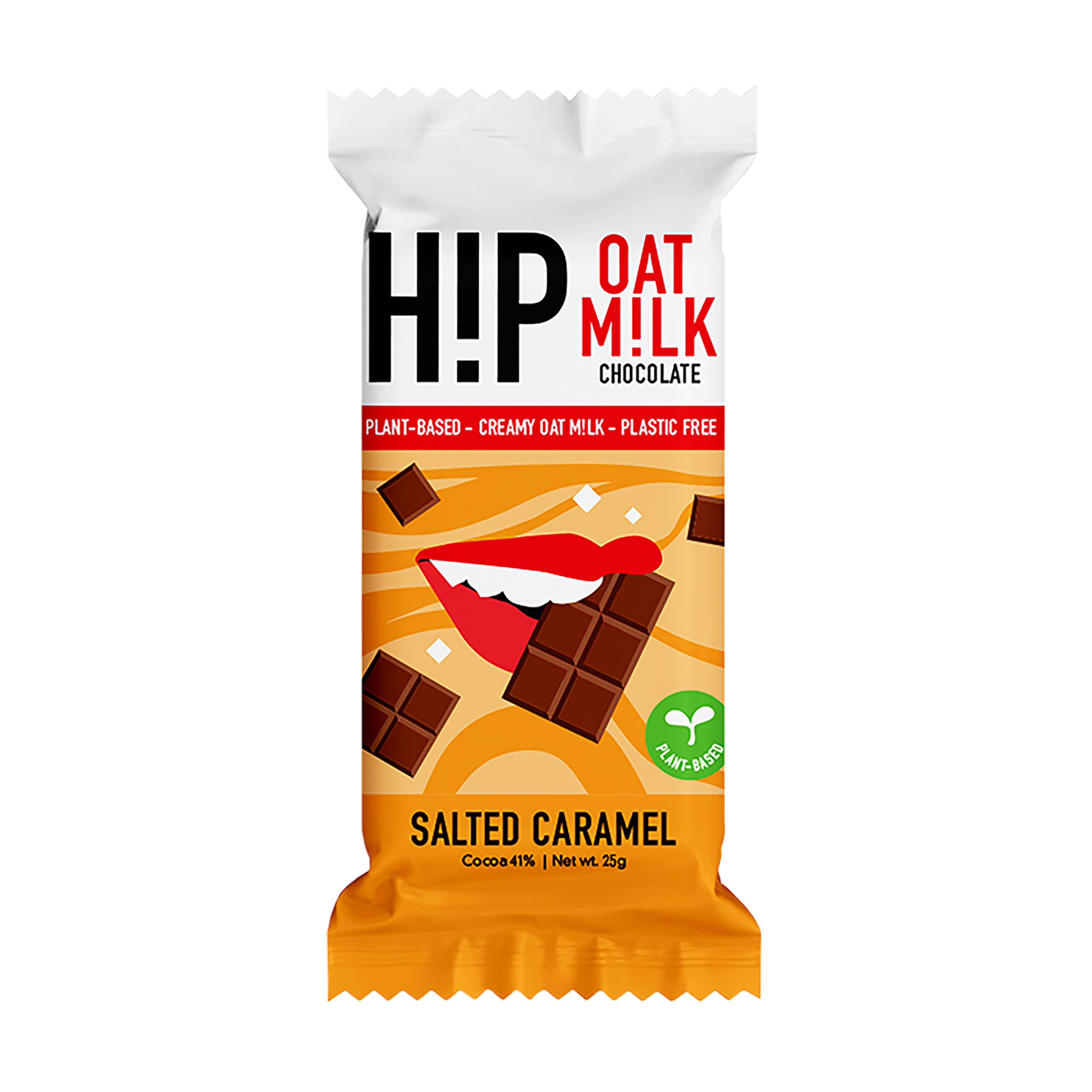 Love Cocoa & H!P [No duties when shipping to US!] – wholesale Chocolate bar – H!P Mini Salted Caramel bar 25g0
