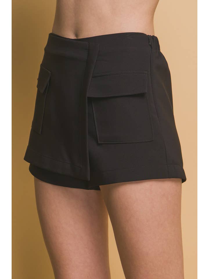 CC Wholesale Clothing – wholesale Skort - Dam – Vertigo Skorts med lastfickor3