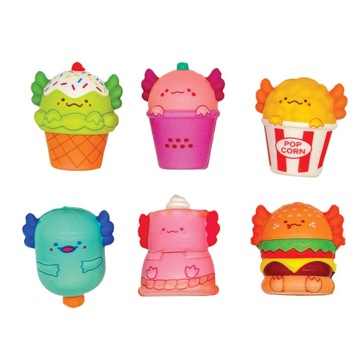 Geddes – wholesale Squishy toy – Kids & Baby – MASH UP AXOLOTL SQUISHY TOYS 24/BAG