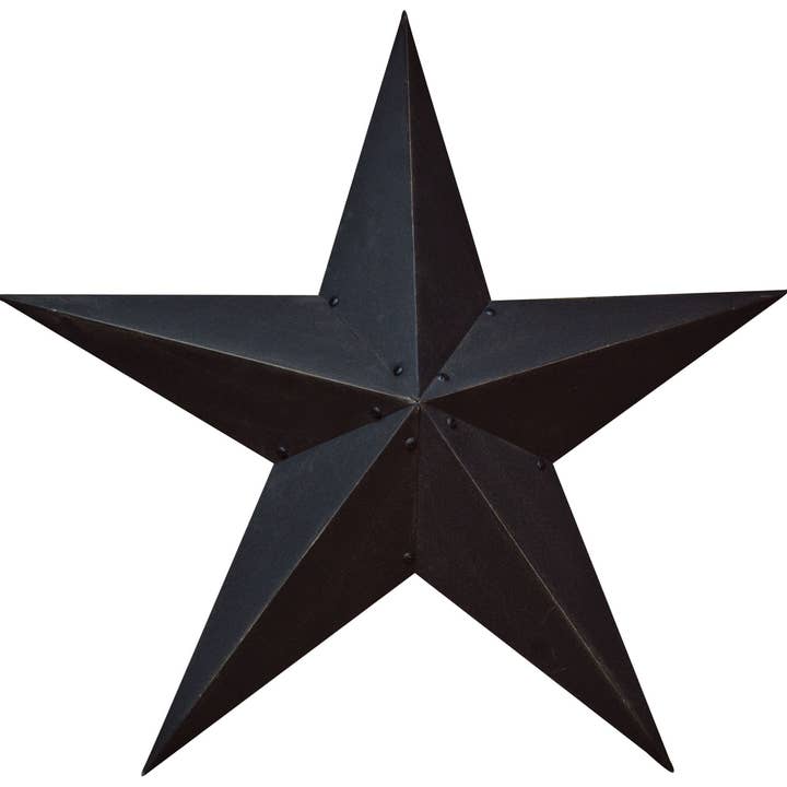36" Black Star for wholesale by The Hearthside Collection