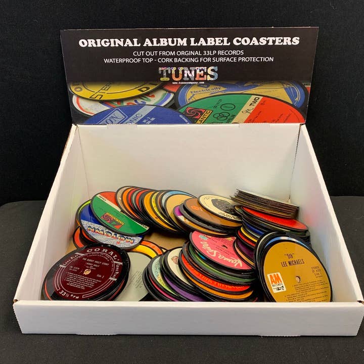 Tunes Company - Wholesale Coasters - Album Label Coasters