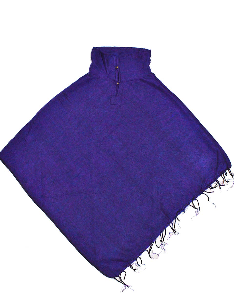 Zig Zag Asian Collection - Wholesale Poncho - Women's - Brushed Woven Poncho 43
