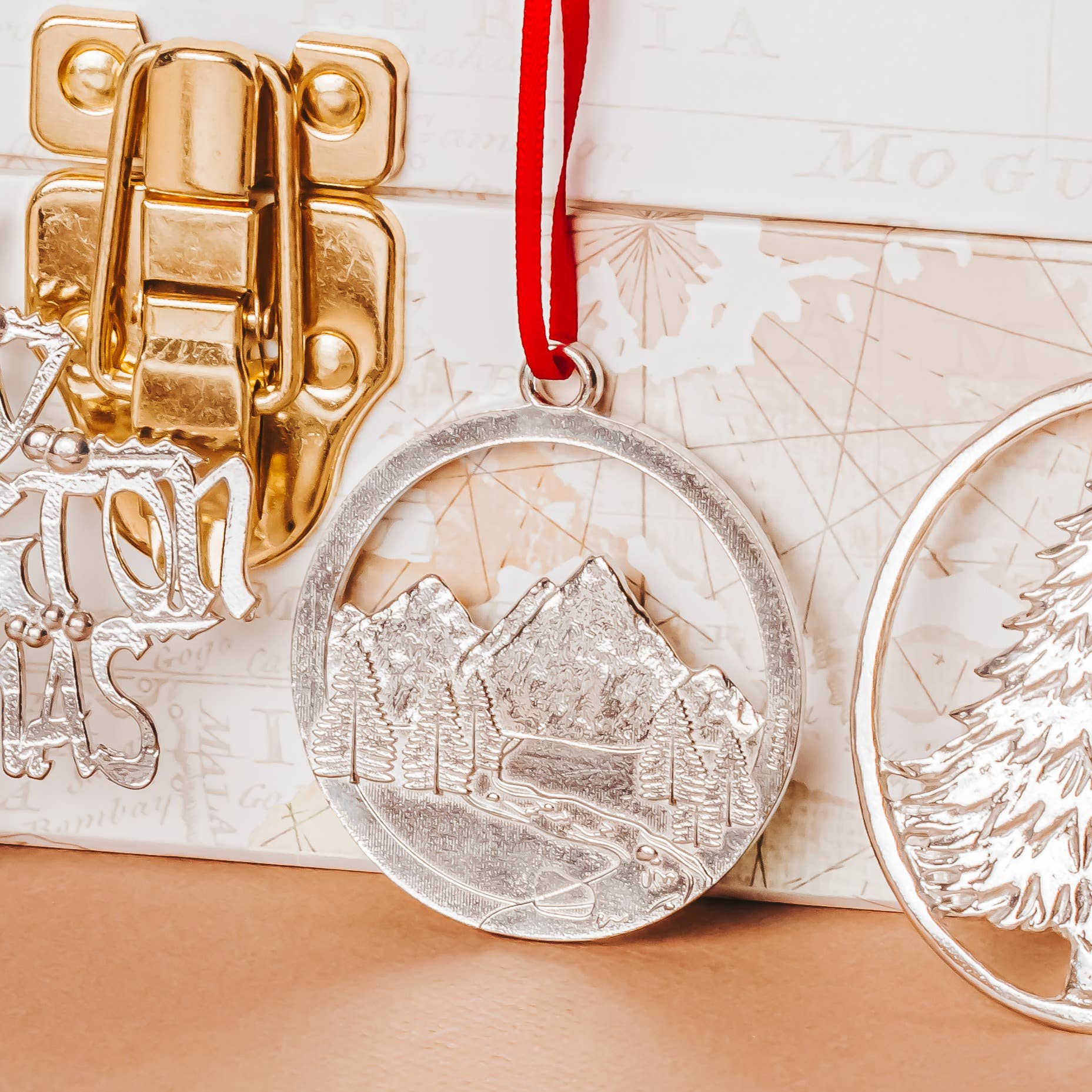 House of Morgan Pewter - Wholesale Ornament - Handmade Mountain Strong Gift - Hurricane Helene Charity5