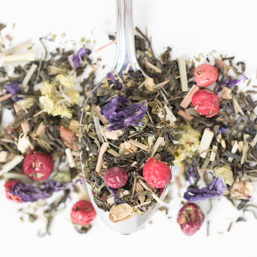 GreenMa – wholesale Hälsoté/Detoxté – CRANBERRY-GOJI – ekologiskt grönt te1