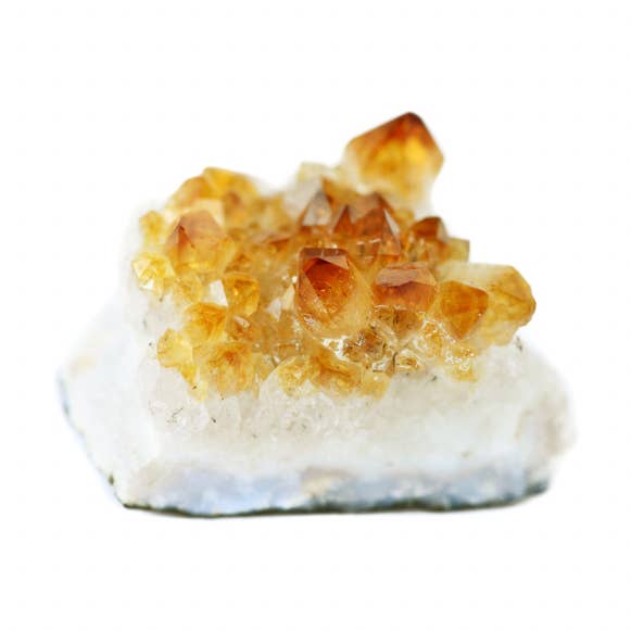 Citrine Druzy Crystal Clusters, Rocks and Crystals for wholesale by Liv Rocks