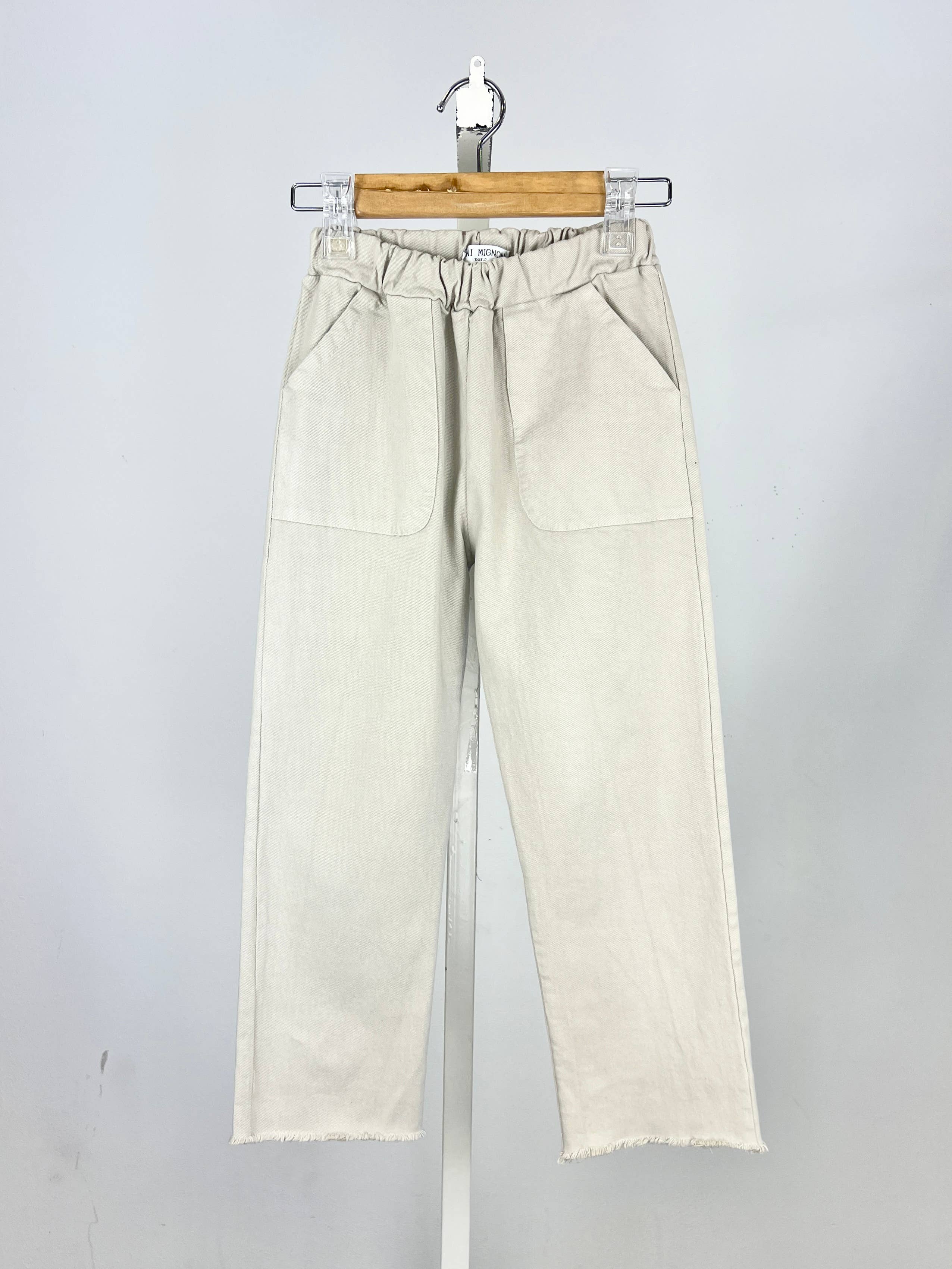 MINI MIGNON PARIS - Wholesale Pants - Kids - Cotton pants with elastic waistband and pockets for girls3