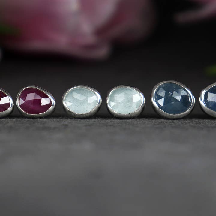 Gemma Studs for wholesale by Sara Metalsmith