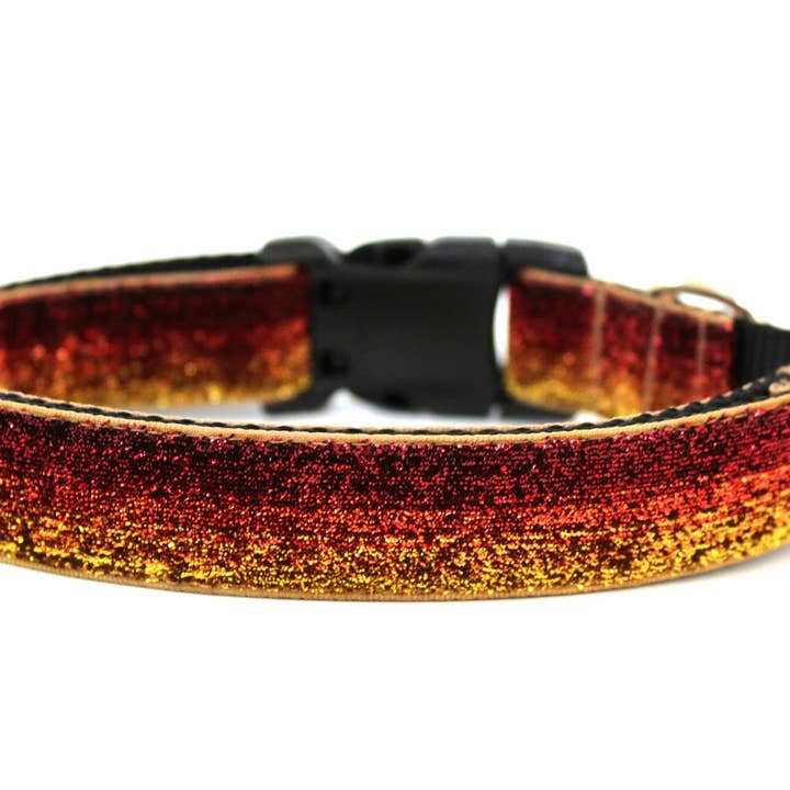 Glitter Dog Collar 1" Gold Ombre Dog Collar (Copy) for wholesale by Wagologie