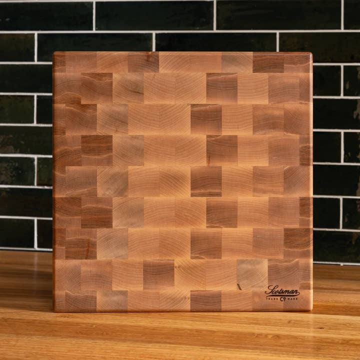 Laurel Mercantile - Wholesale Cutting Board - Maple End Grain Square Butcher Block8