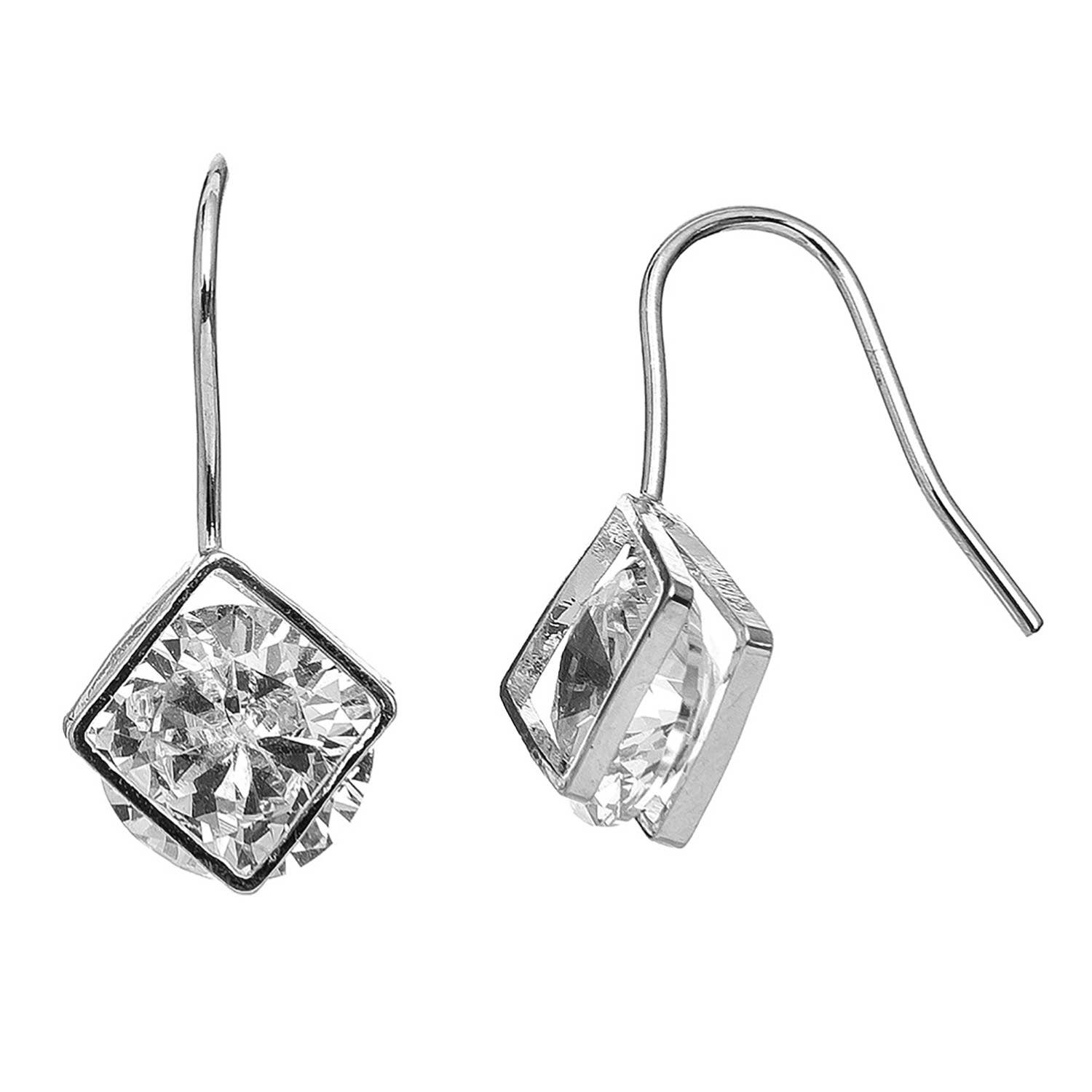 Howard's - Wholesale Dangle Earrings - Dazzlers Cubic Zirconia Diamond Drop Earrings3
