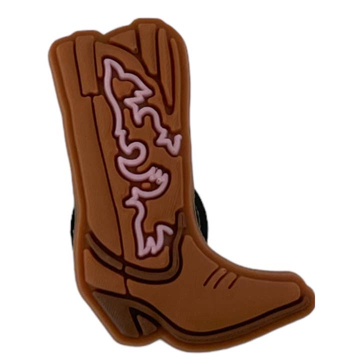 Single Cowgirl Boot Charm for wholesale by Rogue Society Apparel®️