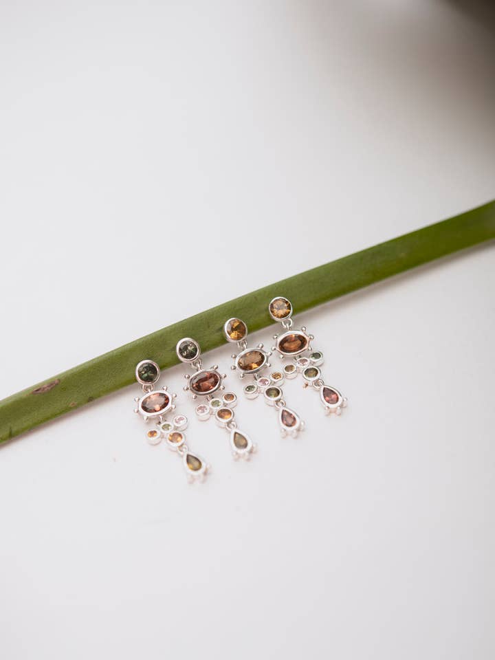 Bradleigh Oorbellen in Zilver voor wholesale door June and Valentina