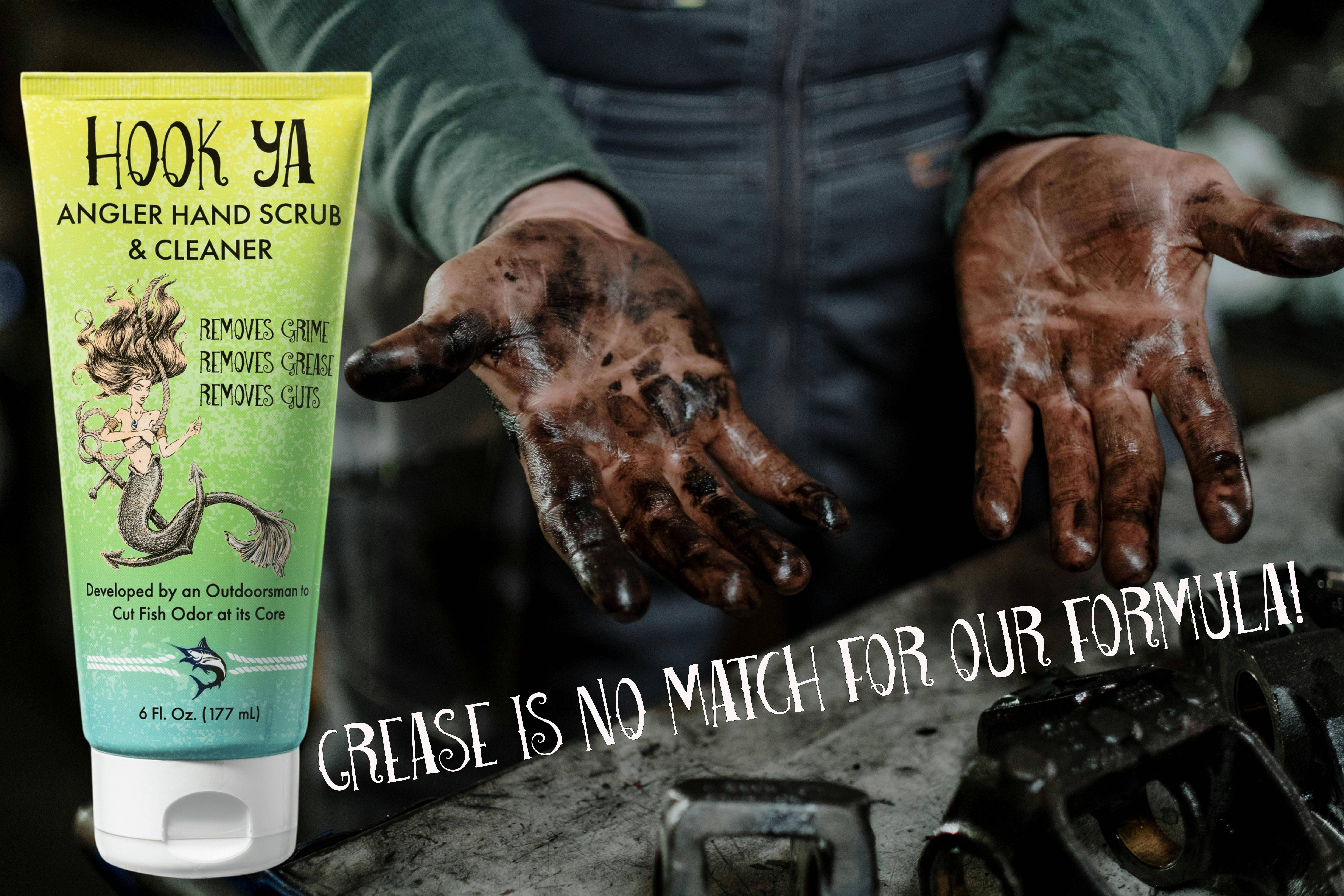 Hook'Ya - Wholesale Hand Soap/Wash - Angler Hand Scrub & Cleaner Remove Grease & Fish Odor Easily3