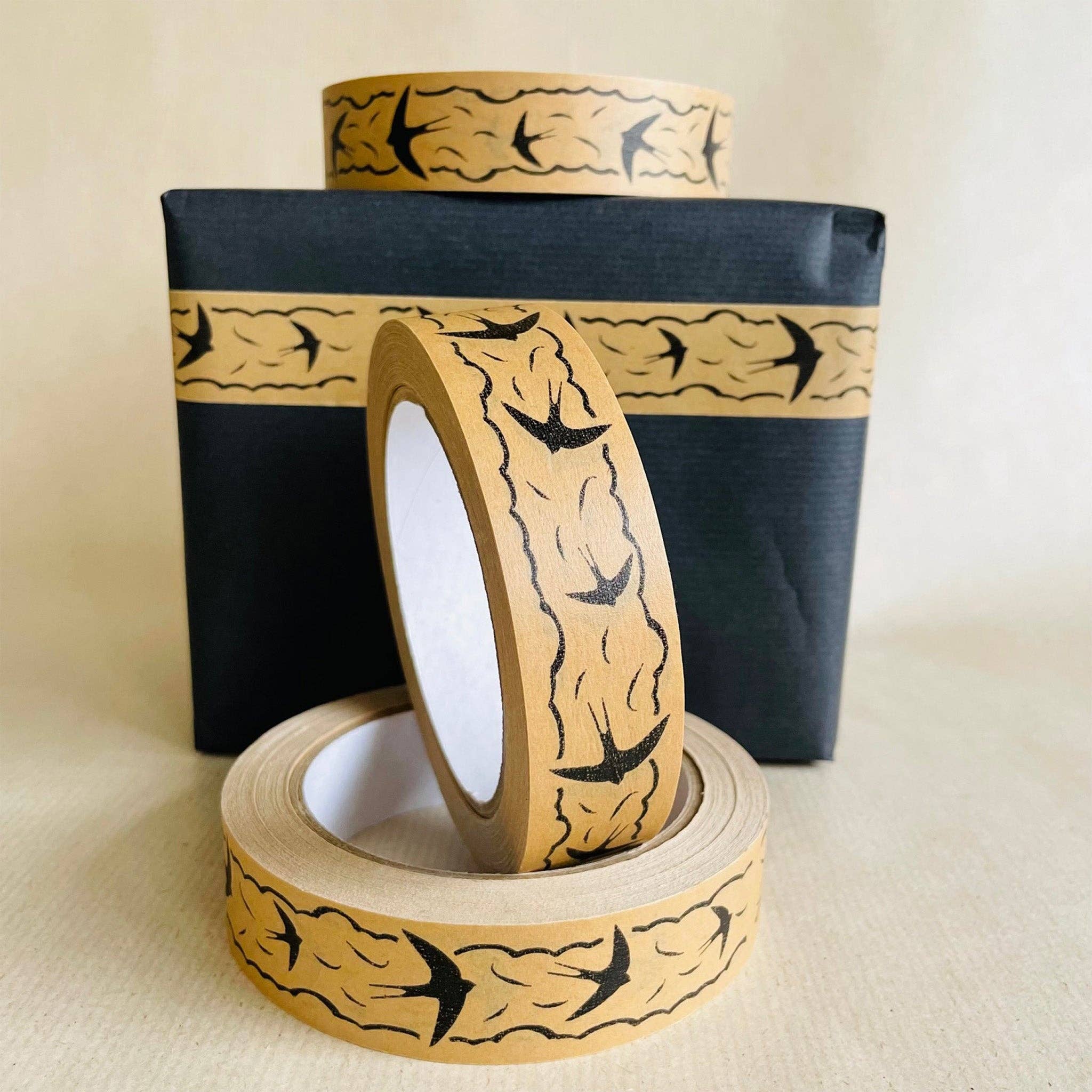 A Blackbird Sang - Vendita all'ingrosso Nastri adesivi - Nastro in carta Kraft - Rondini nel cielo1