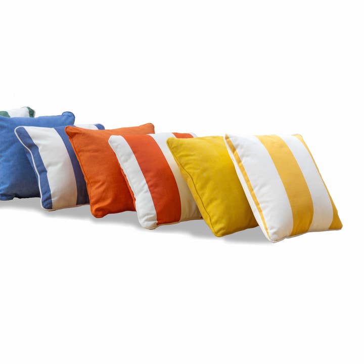 East Green Square Outdoor Accent Pillow for wholesale by The Porch Swing Company