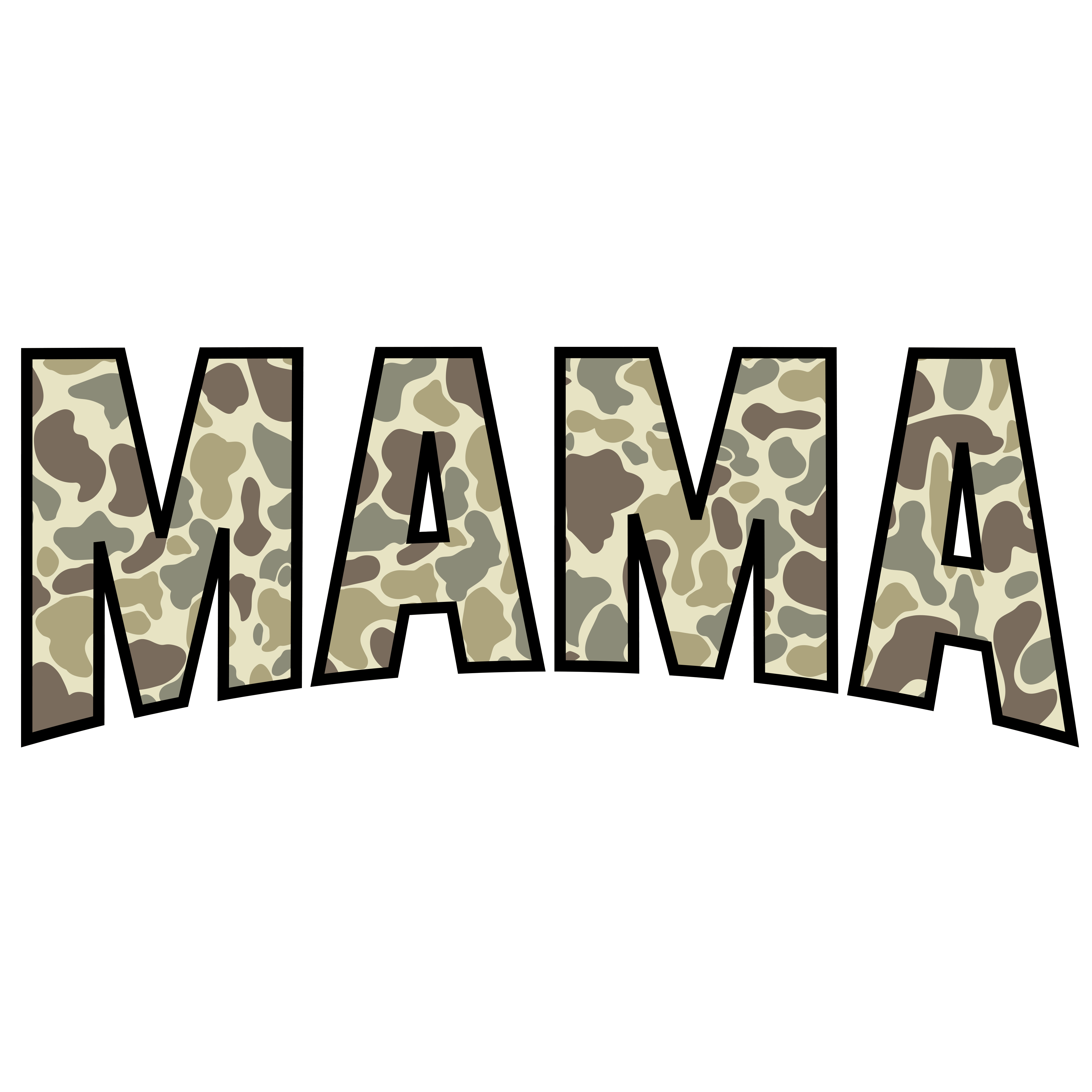 M2B Designs - Wholesale Sublimation Transfer - Camo Mama DTF Transfer0
