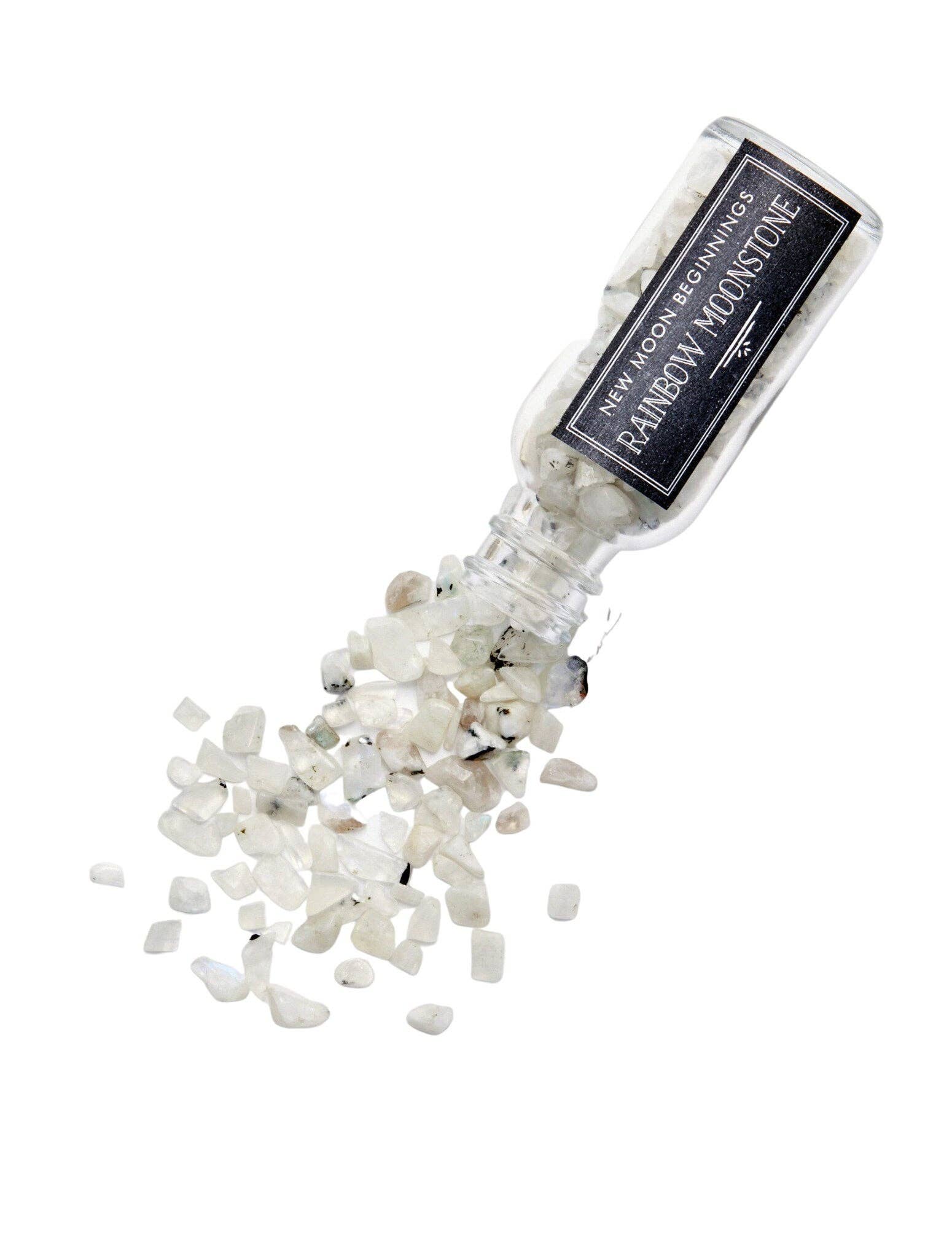 New Moon Beginnings - Wholesale Spiritual Stone/Crystal - Natural Gemstone Chips in a Bottle -70 stone types available4