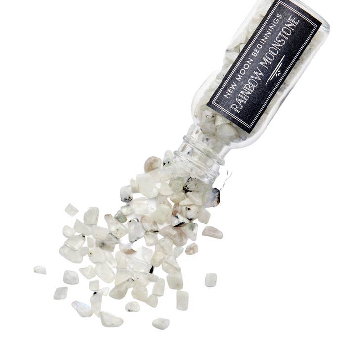 New Moon Beginnings - Wholesale Spiritual Stone/Crystal - Natural Gemstone Chips in a Bottle -70 stone types available4