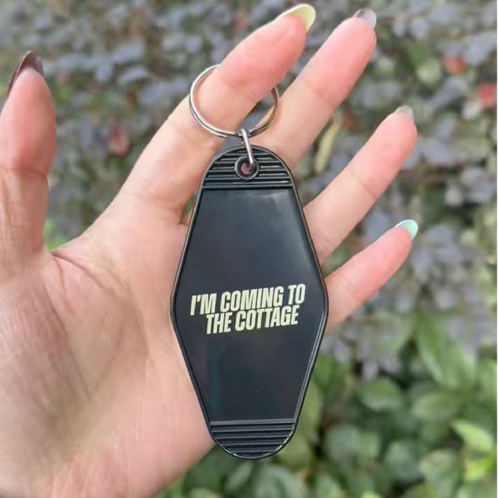 I'm Coming To the Cottage Heated Rivalry Key Tag for wholesale by twistedEGOS llc