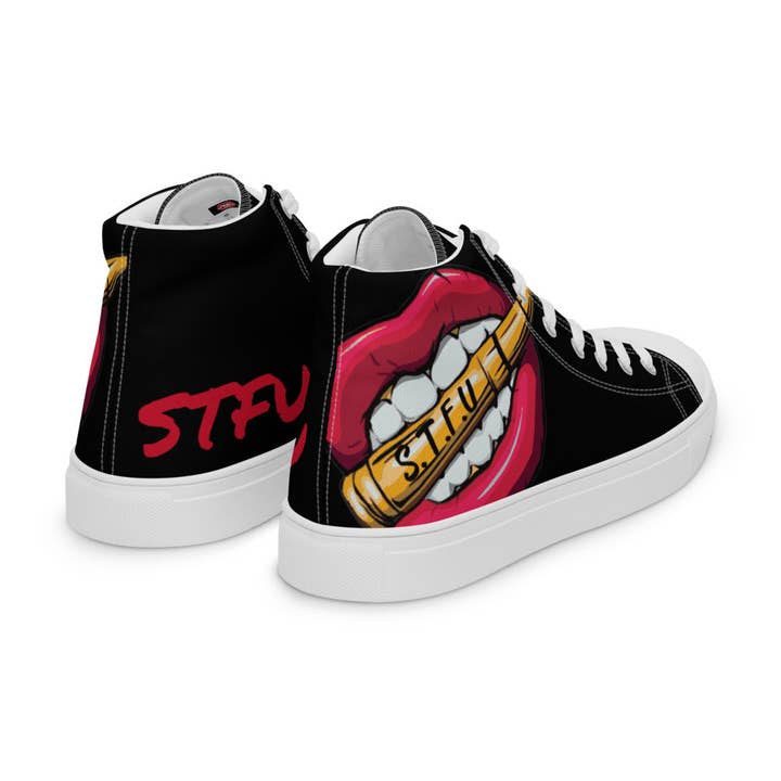 Chaussures hautes en toile STFU Classic Logo pour hommes pour la vente par STFU