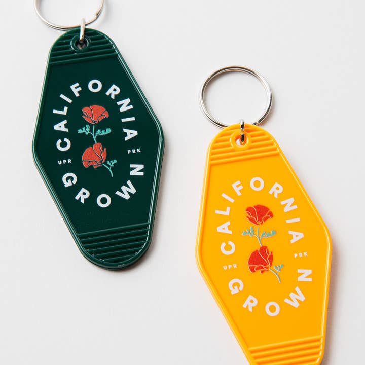 Upper Park Clothing - Wholesale Keychain - Unisex - Motel California Grown Keychains