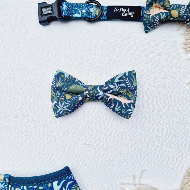 Pet Pooch Boutique – wholesale Pet collar – Dog – Dino Rawr Dinosaur Dog Collar With Optional Bow Tie7