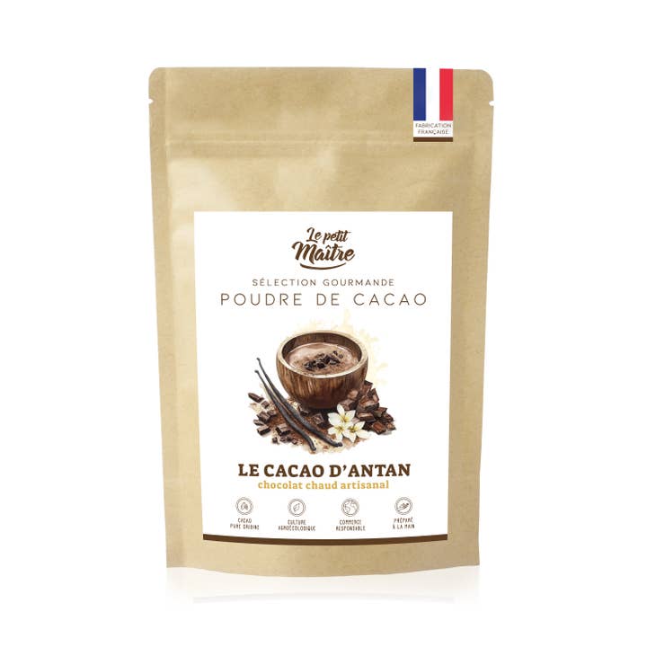Cocoa powder of yesteryear, artisanal velvety recipe for wholesale by Le petit Maître